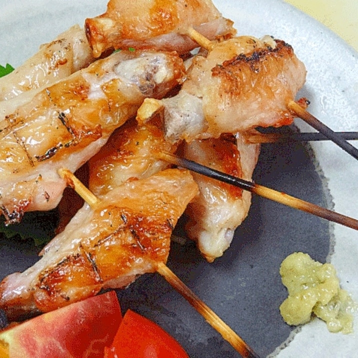 焼き鳥屋の定番 手羽先塩焼きワサビ添え レシピ 作り方 By Startrek 楽天レシピ 焼き鳥屋の定番 手羽先塩焼きワサビ添え レシピ 作り方 By Startrek 楽天レシピ